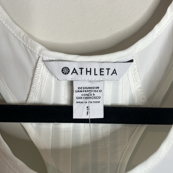Athleta | White Sojourn Tank Top Size Small NWT - Picture 3 of 6